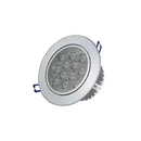 Spot LED 1W/3W/5W/7W/9W/12W/15W/18W  Rotund Mobil Argintiu 220V