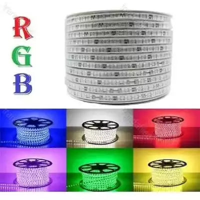 BANDA LED RGB 100M/10M 220V 2 RAND 120 BUC-M IMPERMEABILA