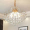 Candelabru cristal aluminiu/cristale artificiale, Lampa suspendata eleganta,culoarea cromului L501 Diametru 400mm