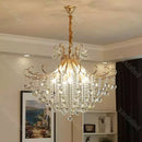 Candelabru cristal aluminiu/cristale artificiale, Lampa suspendata eleganta,culoarea cromului L501 Diametru 400mm