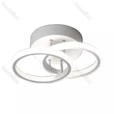 Aplica led Perete Round,Fashion 2 cerc, moderna Alb/Negru, 3 moduri de lumina, Aplica 8130