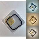 Aplica led Perete Diamond Fashion, square design moderna Alb, 3 moduri de lumina Aplica 8135