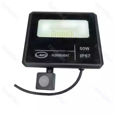 Proiector led cu senzor  exterior IP65, silm  smd negru 30w ,lumina  alb rece